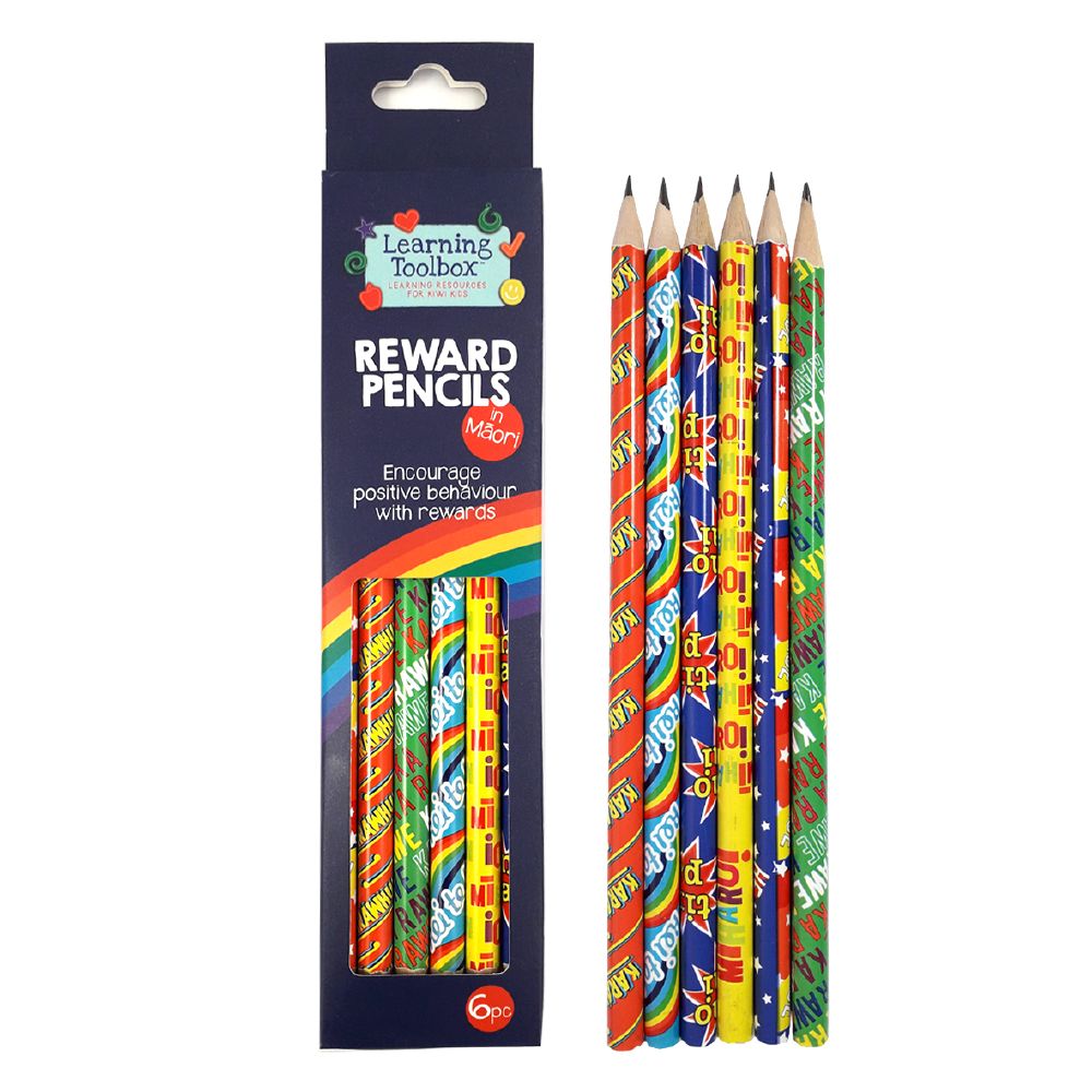 Te Reo HB Pencils 6pc - XMT Creations