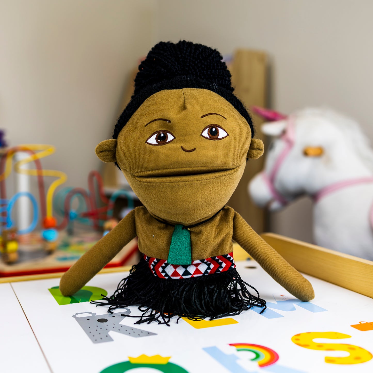 Māori Boy Hand Puppet - XMT Creations