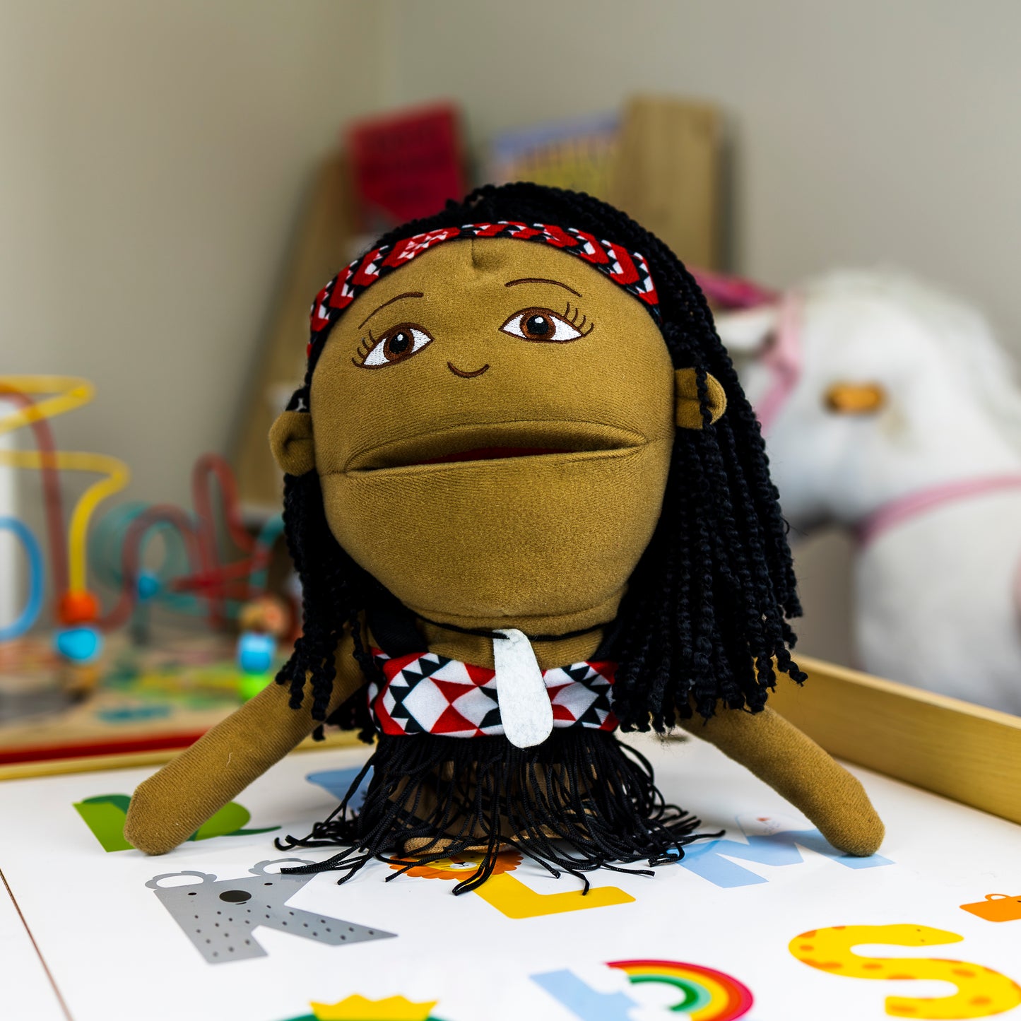 Māori Girl Hand Puppet - XMT Creations