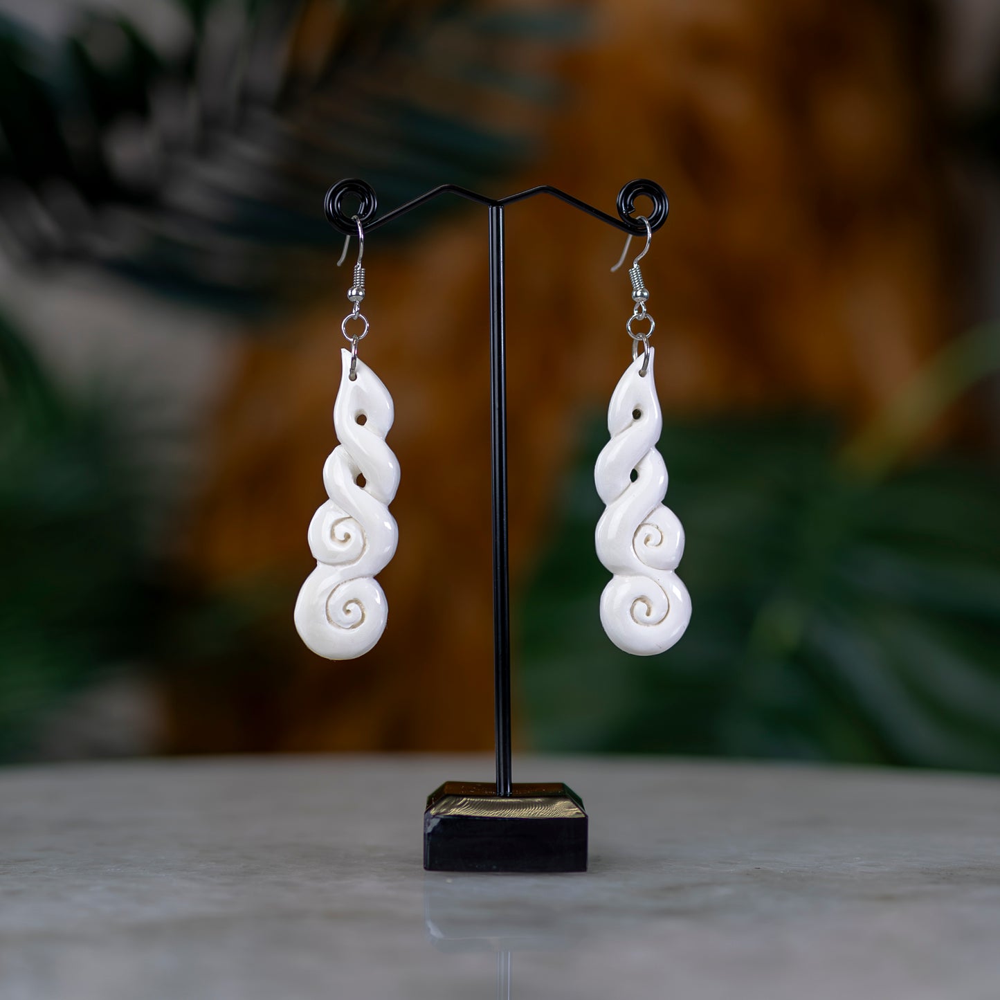 Bone Koru Earrings - XMT Creations