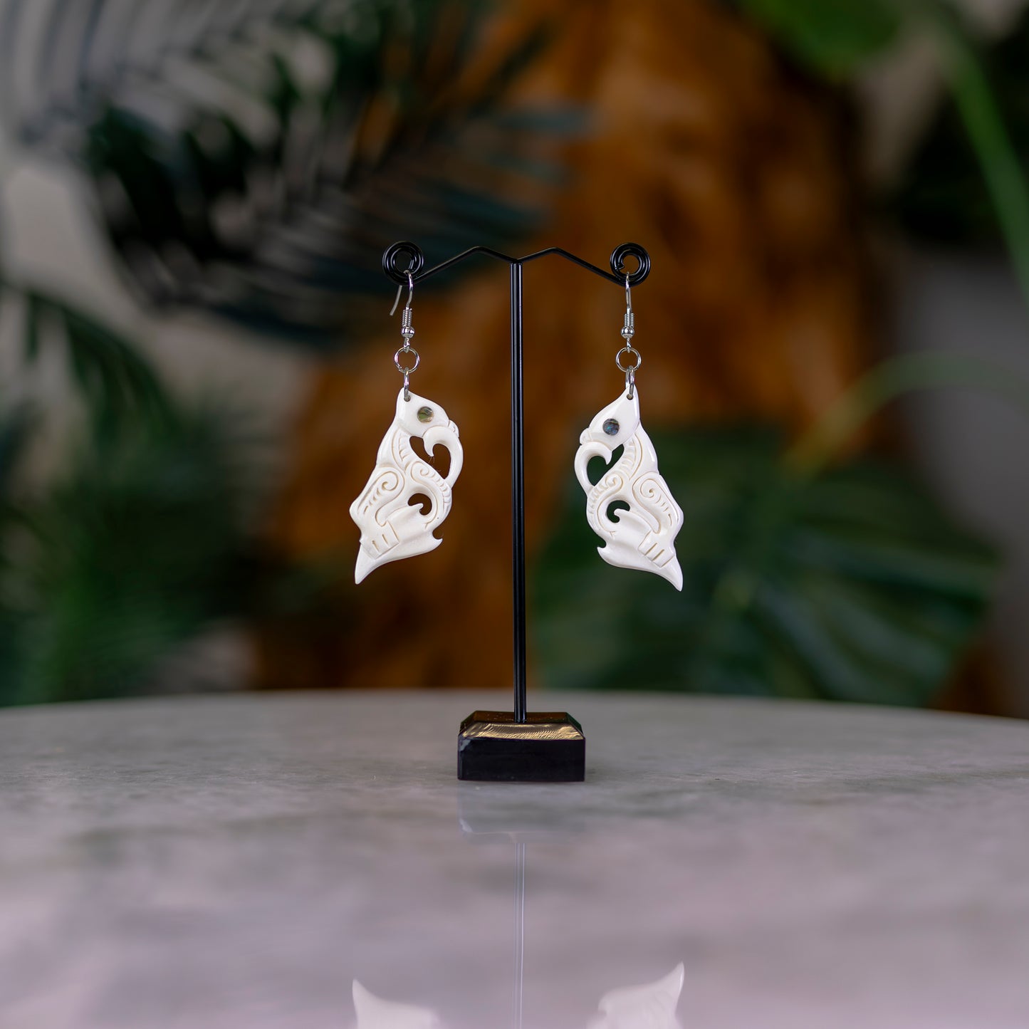 Manaia Bone Earrings - XMT Creations