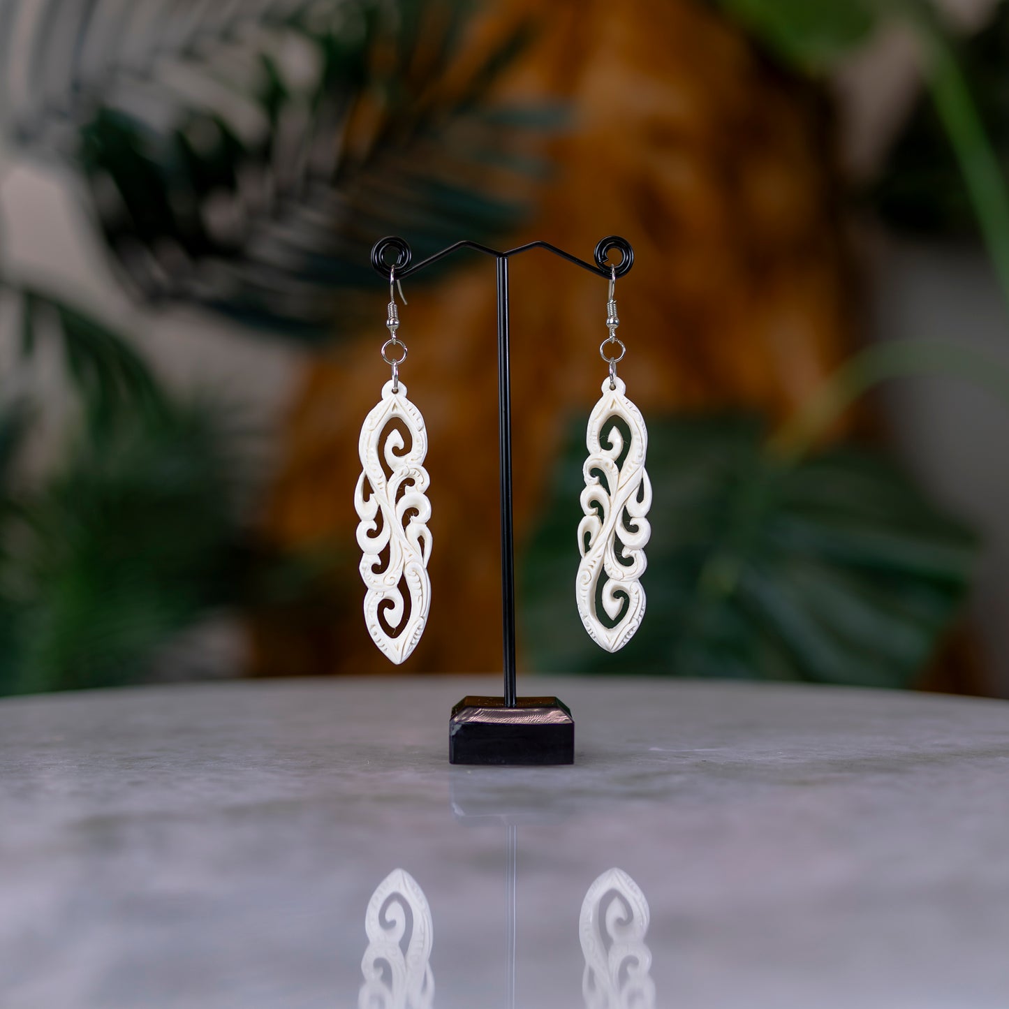 Multi Koru Bone Earrings - XMT Creations