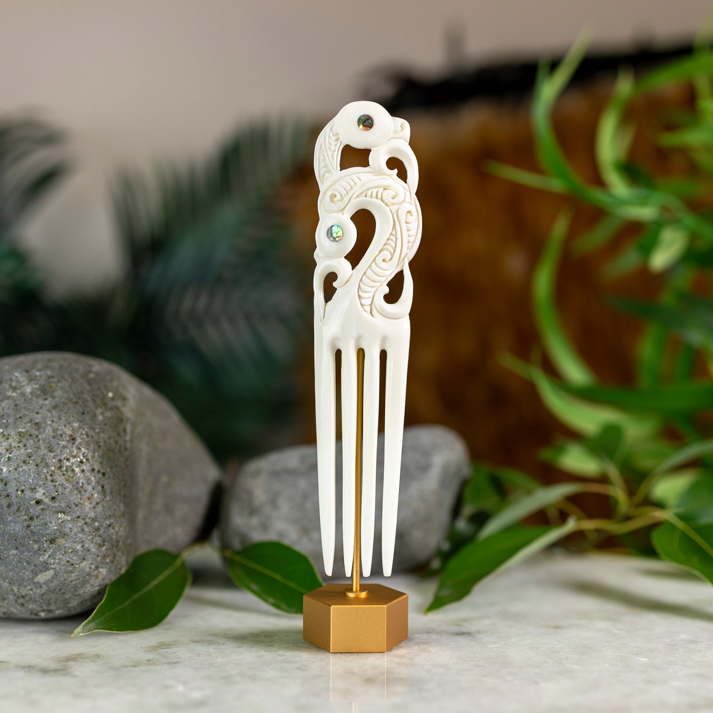 XL Bone Double Manaia Heru - XMT Creations