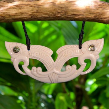 Bone Pekapeka Pendant - XMT Creations