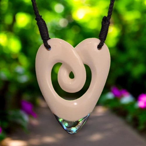 Large Heart with Twist Pendant - XMT Creations