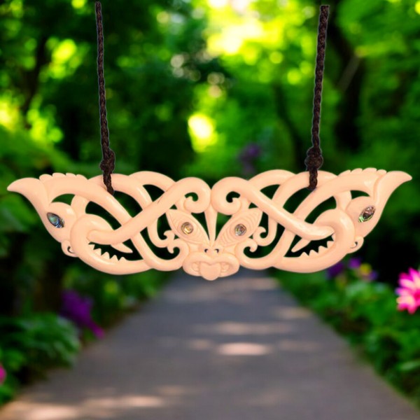 Manaia Tiki Breastplate Pendant - XMT Creations