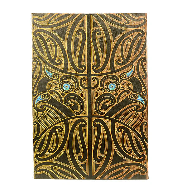 Gold and Black Manaia: Canvas Edition - XMT Creations