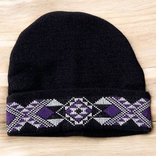 Purple Taniko Beanie - XMT Creations