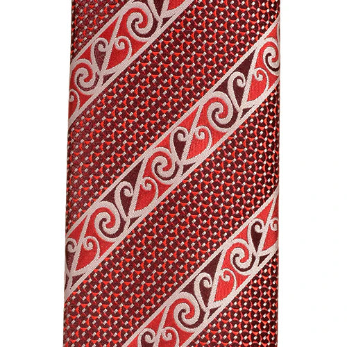 Red Māori Necktie - XMT Creations
