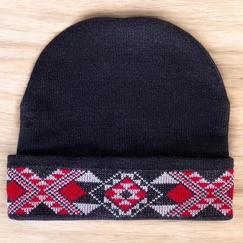 Red Taniko Beanie - XMT Creations