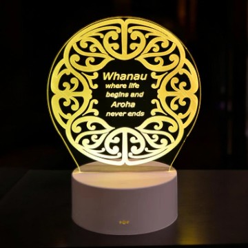 Whānau Night Light - XMT Creations