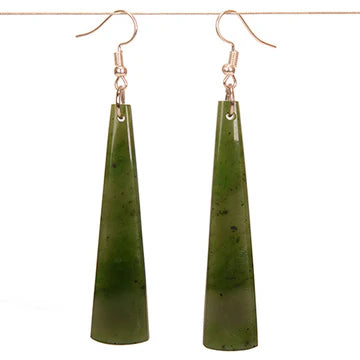 Pounamu Adze Style Earrings - XMT Creations