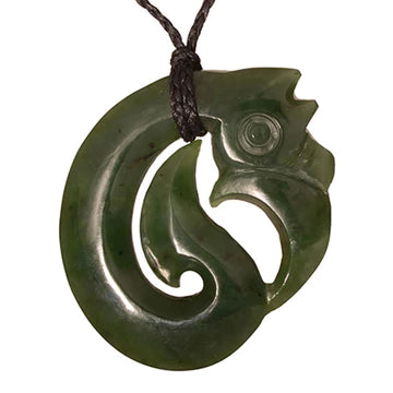 Pounamu Manaia with Koru Pendant - XMT Creations