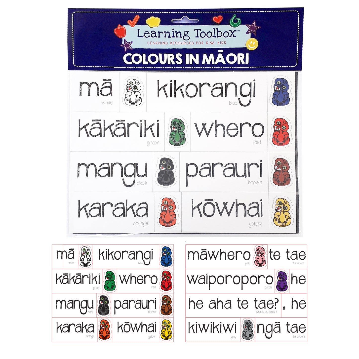 Magnetic_NZ_Māori_Colours_2 - XMT Creations