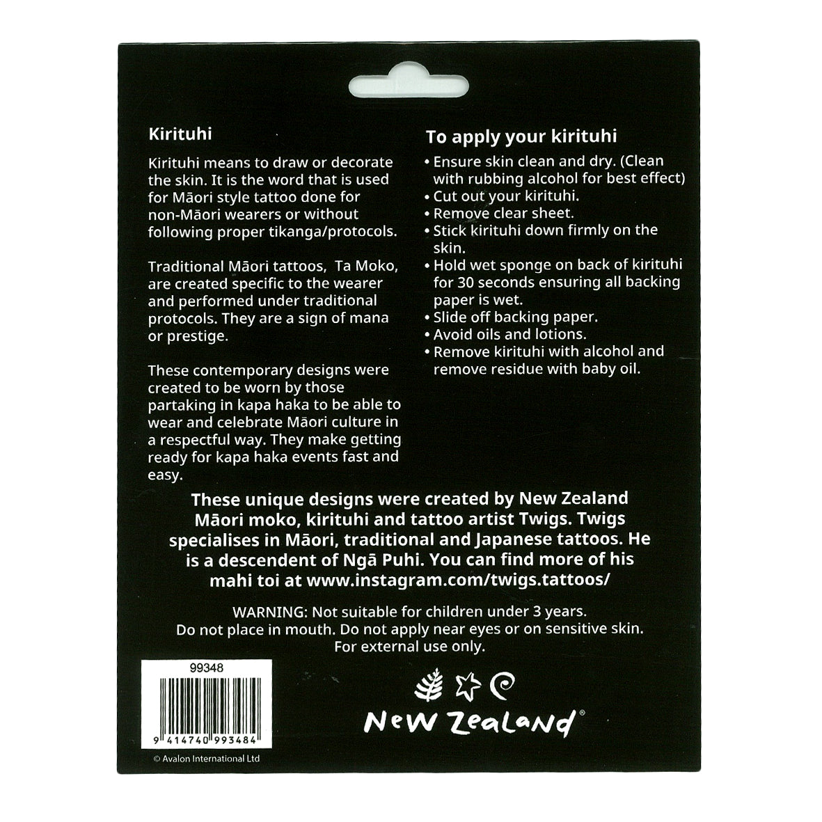 Māori Tattoo Facial - XMT Creations