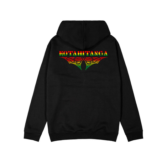 Kotahitanga Crest Hoodie - Black - XMT Creations