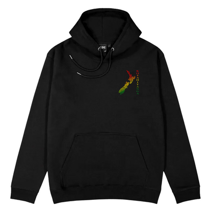 Kotahitanga Crest Hoodie - Black - XMT Creations