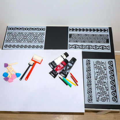 Māori Design Stencils - 3 Pack