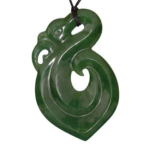 Pounamu Manaia Spiral Pendant - XMT Creations