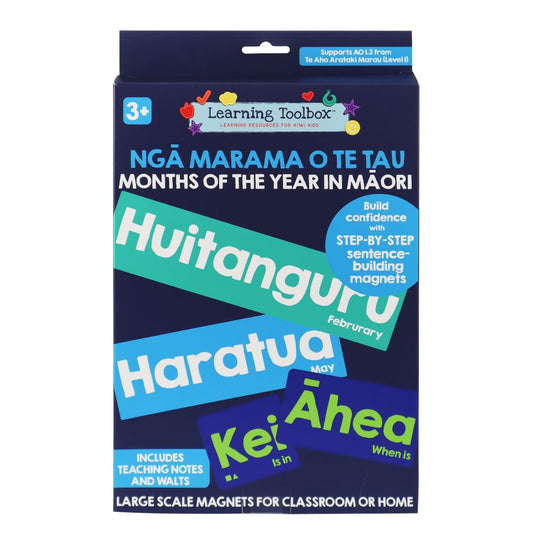 Magnetic Months in Te Reo Māori - XMT Creations