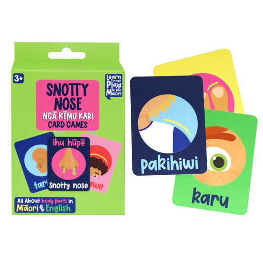 Te Reo Snotty Nose Card Game - XMT Creations