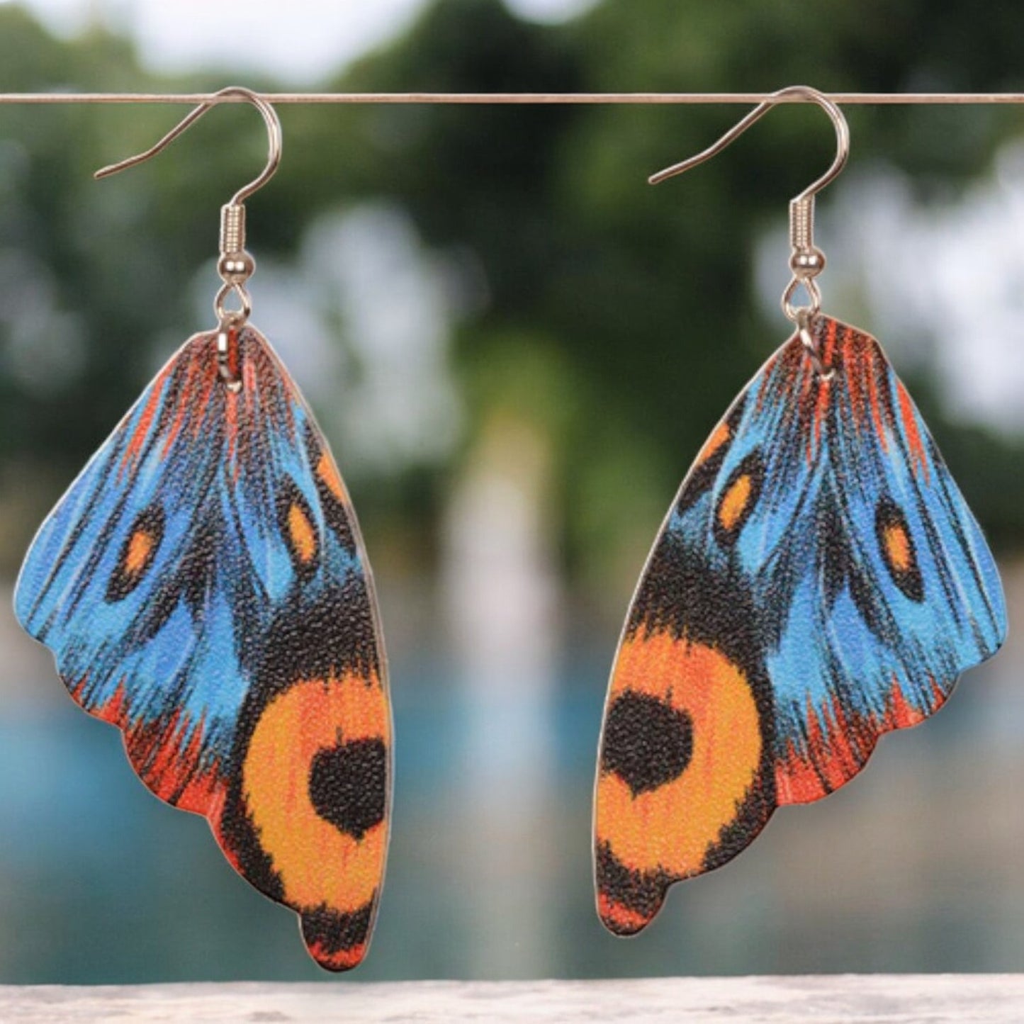 blueyellow_butterfly_earrings_1 - XMT Creations