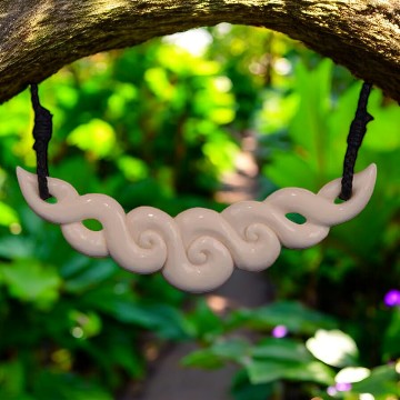 Bone Koru Necklace - XMT Creations