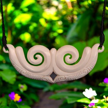 Double Koru Breastplate Pendant - XMT Creations