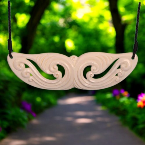 Kiwi Koru Charm Pendant - XMT Creations