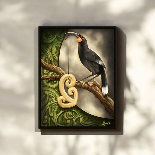 Te Huia: Framed Edition - XMT Creations