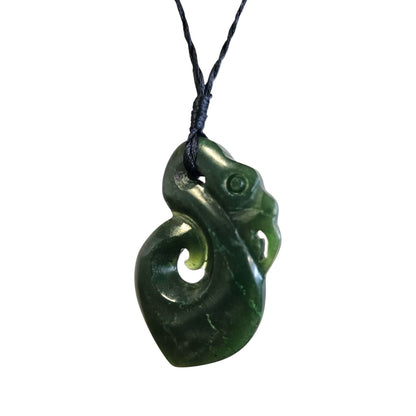 Pounamu Manaia Spiral Pendant - XMT Creations