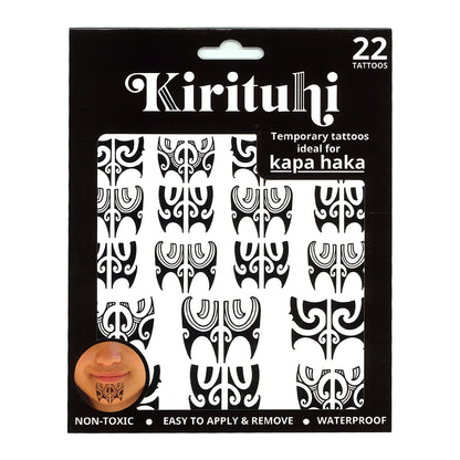 Kirituhi - Moko Kauae Temporary Tattoo