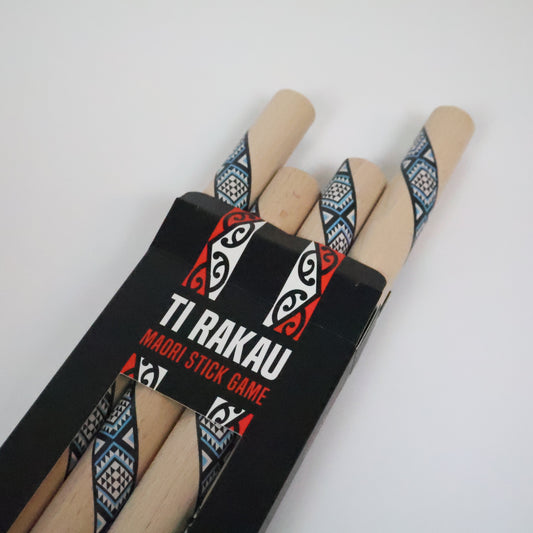 Handmade NZ Māori Design Ti Rakau (Blue)