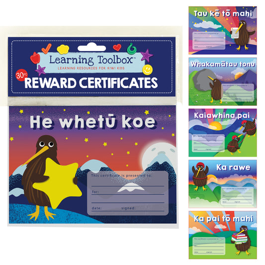 Te Reo Reward Certificates - XMT Creations